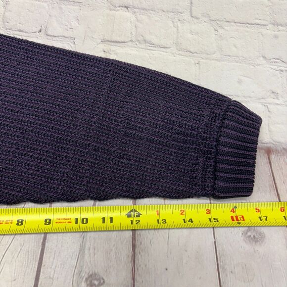 Coogi Australia Women Cardigan Sweater Cable 3D Knit Size Medium Artsy D011 -11 - Picture 6 of 16